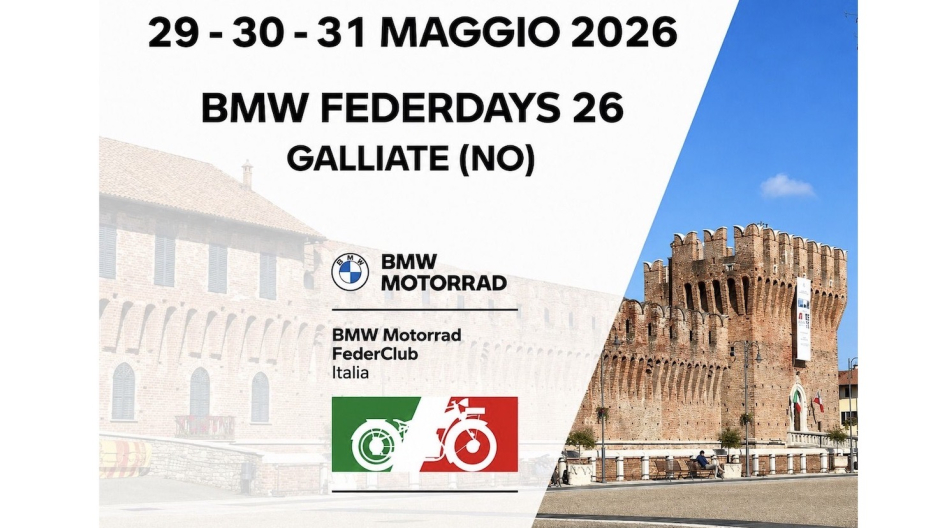 Galliate ospita i  “BMW FederDays 2026”
